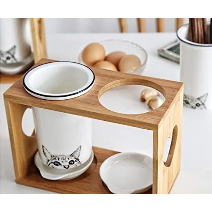 Support de baguettes et égouttoir pour rangement de couverts de cuisine
