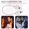 Nipple Clamps Men Adult Nipple Clamps Women Adult Stainless Steel Adjustable Nipple Clamp,Non-Piercing Nipple Rings Decorative Clip,Women Men Couple Toys Accessories (Chain Clamps) #4