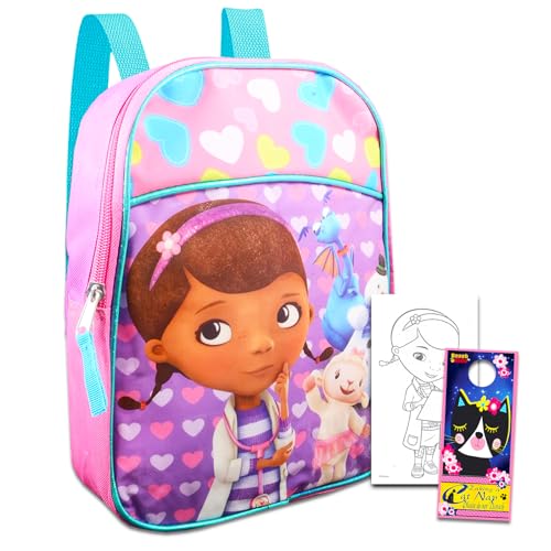 Disney Doc McStuffins Mini Backpack ~ 4 Pc Bundle with 11