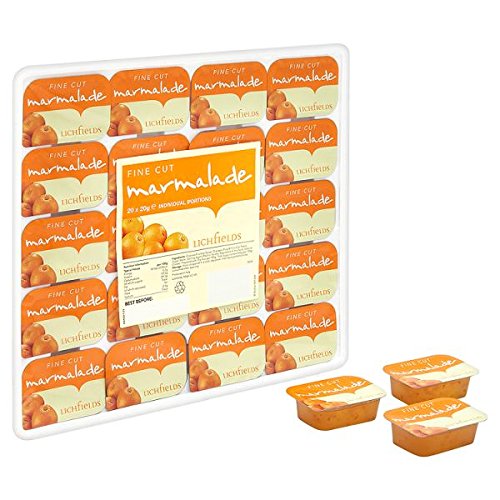 Portions Lichfields coupe fine Marmalade individuels 20 x 20g