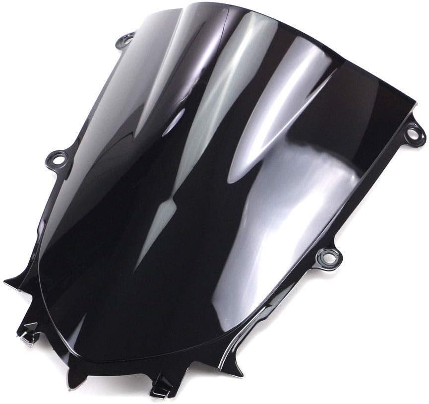 Double Bubble Windshield Windscreen for 2017-2018 Yamaha YZF600 R6 YZF 600 YZFR6 (Smoke)