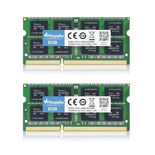 Image of DDR3 /DDR3L Laptop Memory RAM 8GB 1600MHz CL11 SO-DIMM Wlizedle PC Memory Module PC3-12800 /PC3L-12800 204-Pin 1.35V /1.5V Non-ECC Unbuffered 2Rx8 Upgrade Notebook Memory Module for Subnotebook, Green