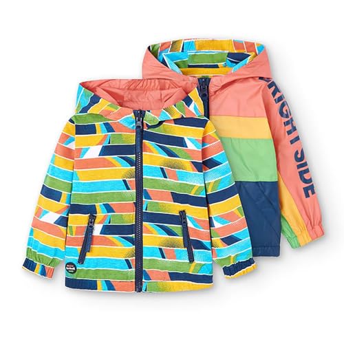 Veste zippée boboli 308179 vêtement mi-saison enfant 18 mois avec capuche