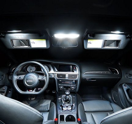 Set de iluminación LED 4014 SMD Interior 22 unidades Xenon blanco Canbus, no error Aviso
