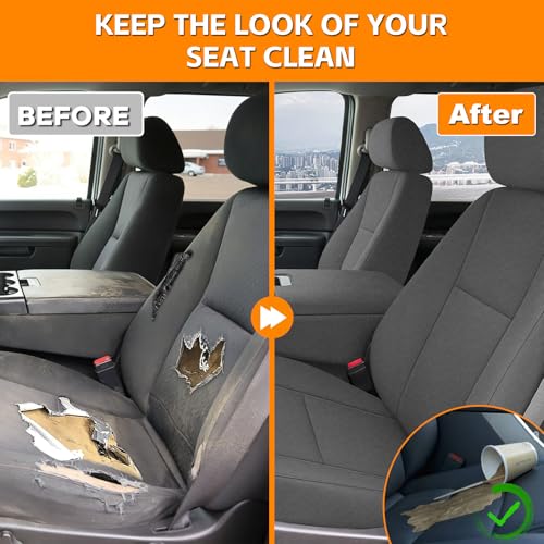 Image of Seat Covers Replacement for 2007-2013 Chevy Silverado /GMC Sierra | 1500 /2500HD, Front Neoprene Fabric Seat Replacement