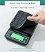 Coffee Gator Coffee Scale 0.1g Precision with Timer - 3kg Digital Scale ﻿Large LCD Weighing Kitchen Multifunctional for Pour Over, French Press, Espresso, Bean, Food, Drink