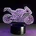 Produktbild LEDMOMO 3D Lampe Nachtlicht Stimmungslicht Tischlampen Motorrad