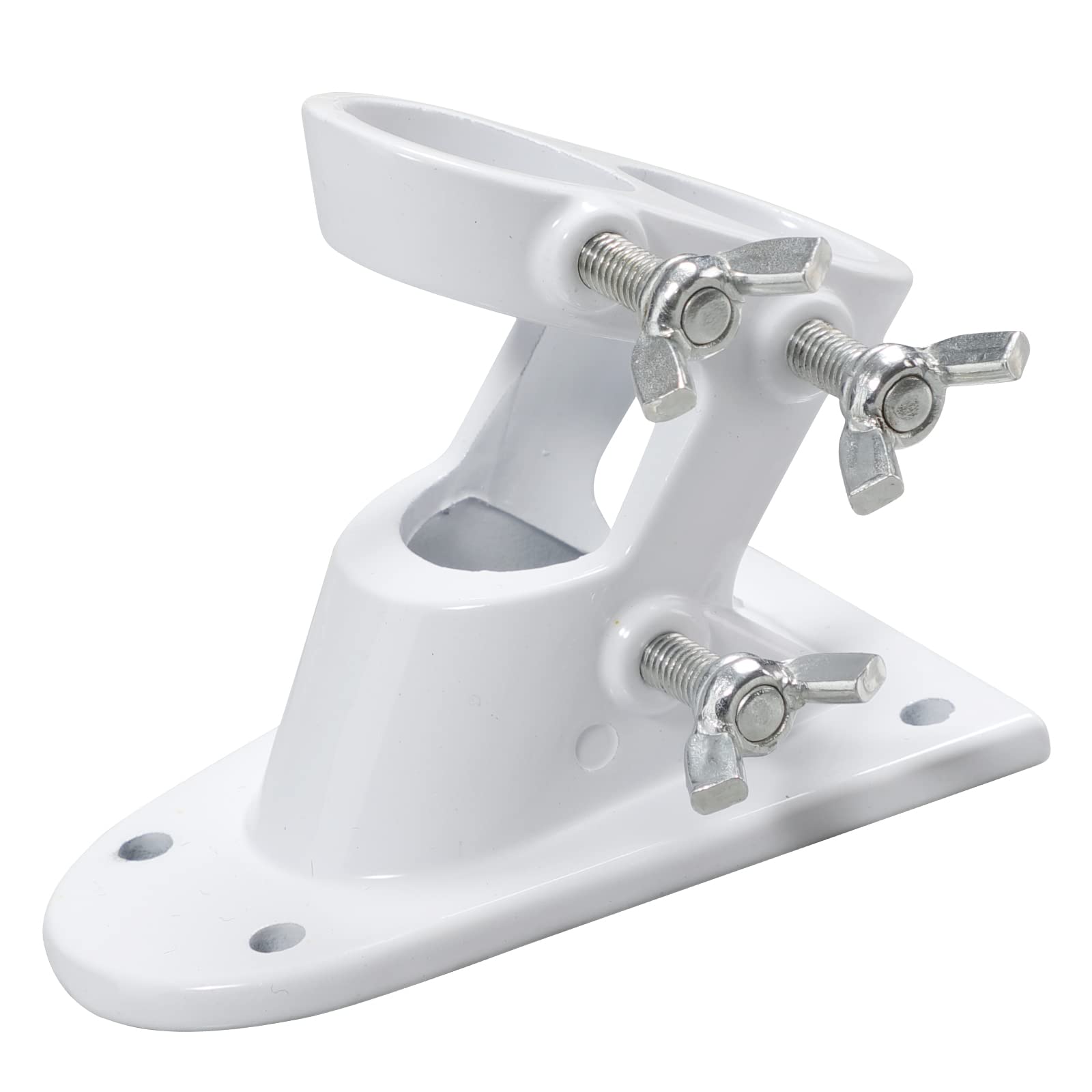 cogardenshower Flag Pole Holder, FlagPole Mount Bracket, Heavy Duty House Flag Pole Holder Bracket, Stainless Steel Hardware - Durable and Rustproof - 1