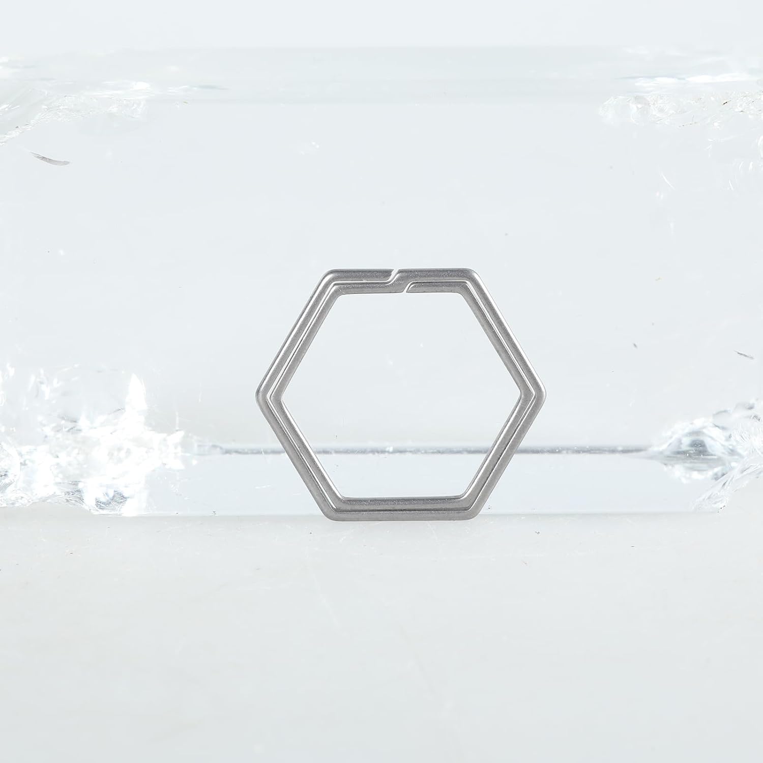 Metal Alloys KeyRings Quickly Release Side Pushing Split Rings Keychains Hangings Buckle Outdoor Tool Keyring