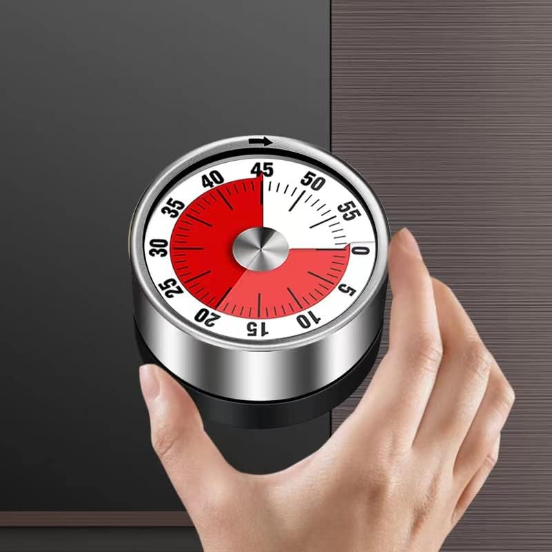 Vista 2 de Temporizador de cocina Recordatorio de gestión de temporizadores, temporizador mecánico, temporizador de cuenta regresiva, reloj despertador