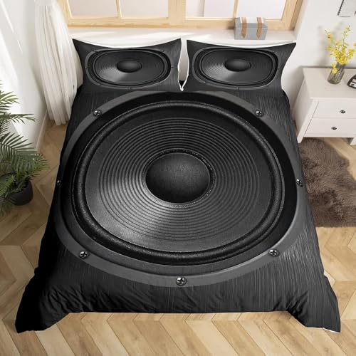 TACOKI Funda Nordica Cama 80/90 Patrón de Sonido Reversible,