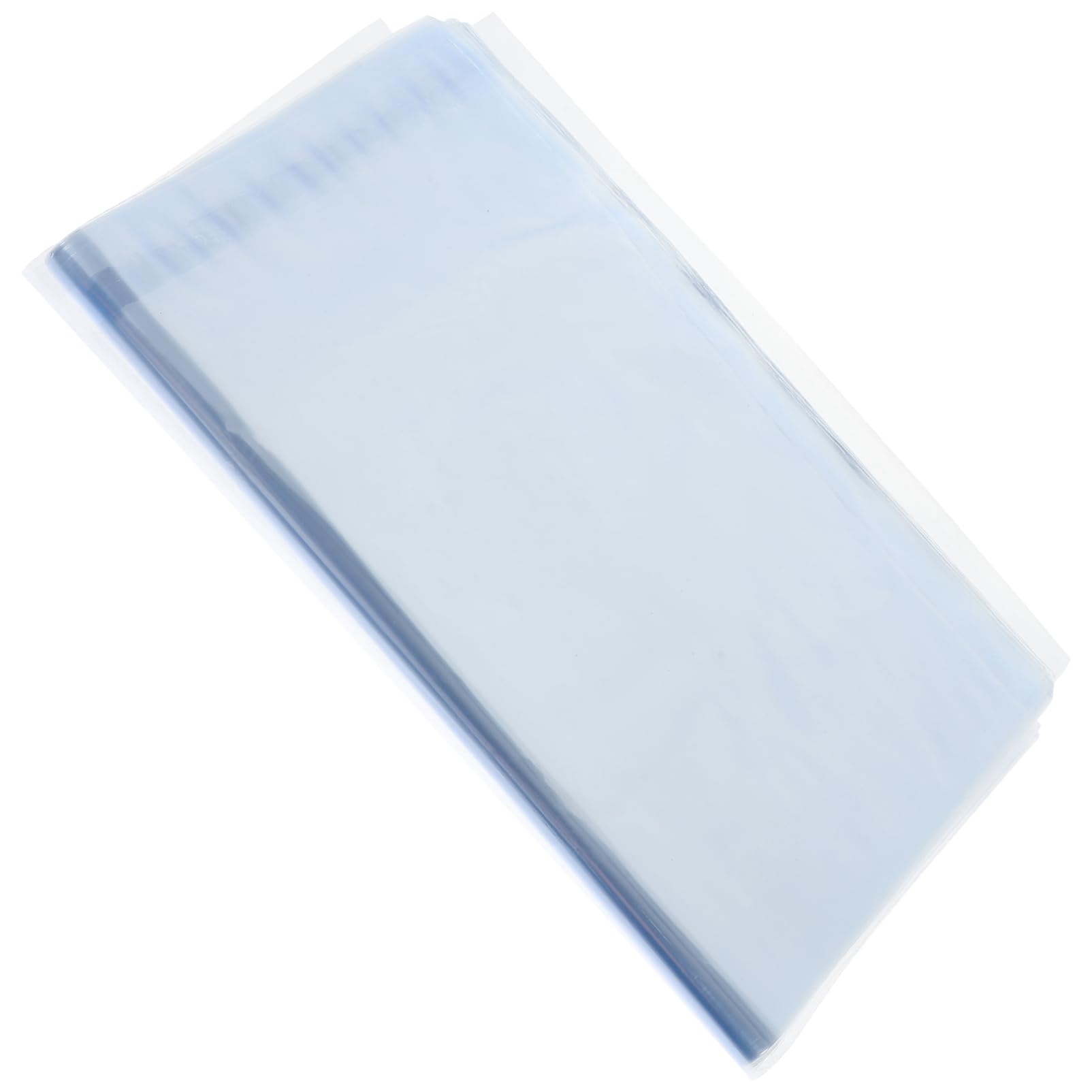 HOMOCONO DIY Heat Shrink Wrap Rolls 100pcs Self Sealing Cellophane Bags Household Heat Shrink Bag Packaging Film Soft Tough