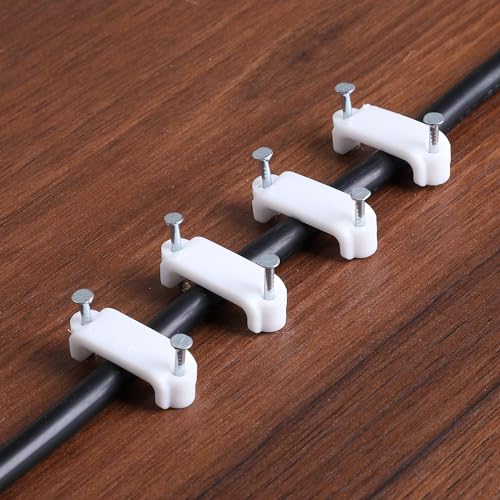 Clips de câble Ethernet et coaxiaux pour éliminer le désordre des fils électriques - 7