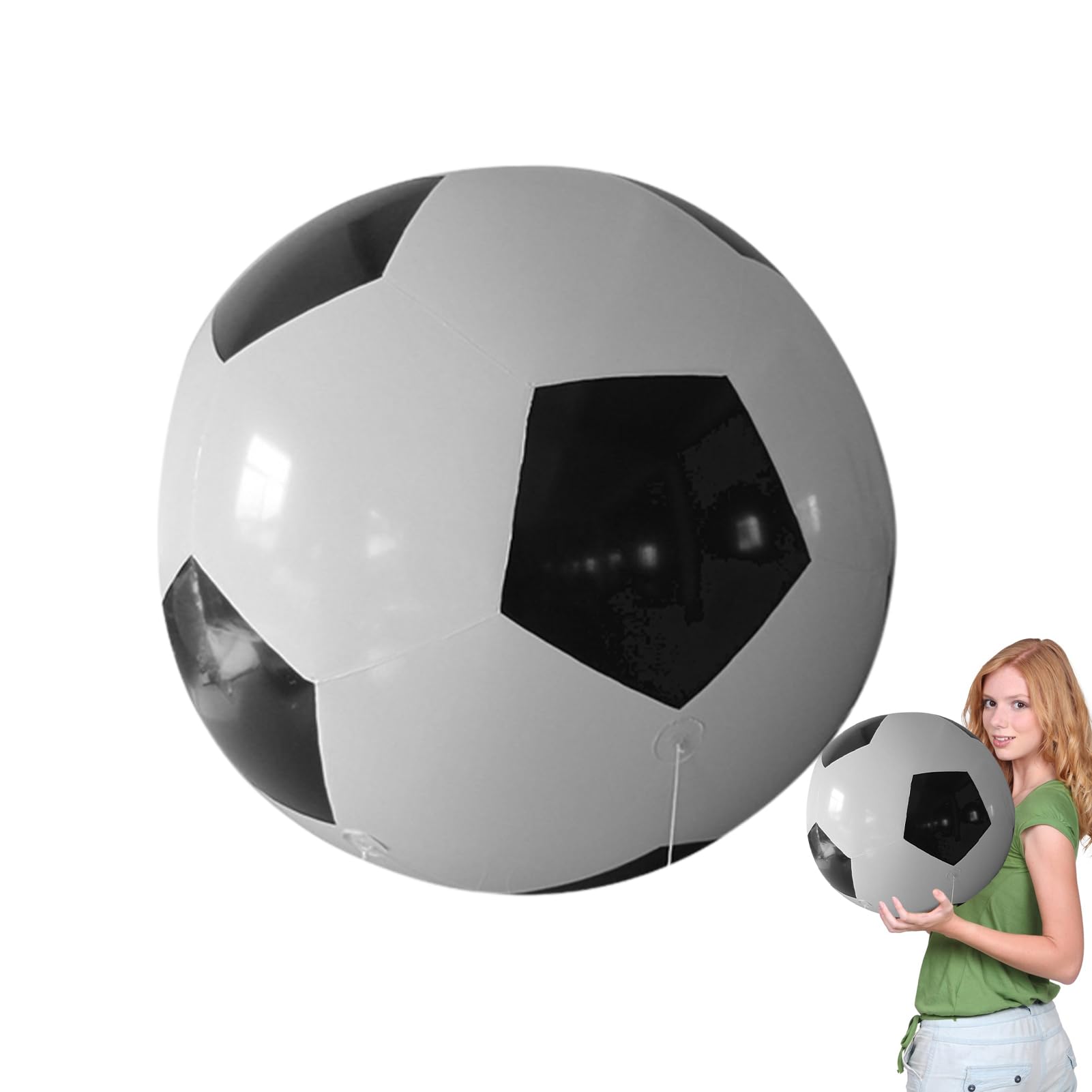 Ballon de plage de football, ballons de plage de football gonflables | Ballon de plage gonflable pour sports de plein air - amusants à grande balle gonflable, d' à la plage et à la pisci