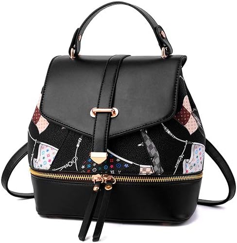 cute black backpack purse