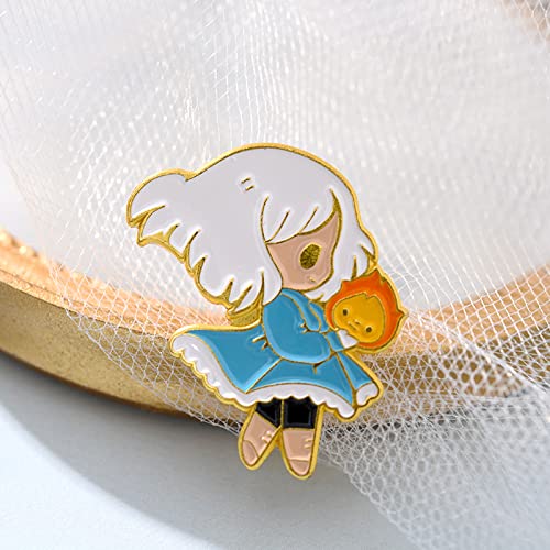 Image of Cute Enamel Pins Cartoon Lapel Pin Brooch Badge for Backpack Jackets Funny Tiger Pins for Gift Anime Enamel Pin for Clothing Hat Decoration