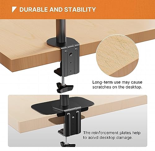 PUTORSEN Monitor Mount Reinforcement Plate for Thin Glass and Other Table Tops Large Mounting Plates - Image 4