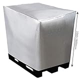  Thermohaube geschlossen für Industriepalette 1200 x 1000 mm Höhe 1400 mm