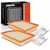 A-Premium 2-PC Engine Air Filter Compatible with Jeep Cherokee, 2014 2015 2016 2017 2018, Flexible