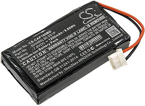 WOLWESBattery Replacement for CHARMCARE P/N: 503465L90 2S1P, ACCURO, ACCURO Tabletop