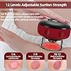 Ventouse électrique infrarouge, intelligente, 12 vitesses avec télécommande, ventouse intelligente, appareil de massage électrique pour guasha, réduit les douleurs musculaires, la détoxification #4