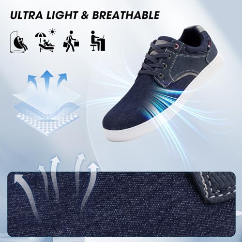Mens Fashion Sneakers Casual Oxford Shoes for Men Business Walking Dress Male Shoe 8-12US3