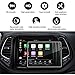 Produktbild YEE PIN Navigation Displayschutzfolie, Hartglas Schutzfolie [Jeep Compass] hohe Empfindlichkeit, High Definition, Keine Blase, 9H Kratzfestigkeit Verschleißfestigkeit (8.4''navi)
