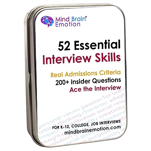 Mind Brain Emotion 52 Essential Interview Skills: Prep for Private School,...