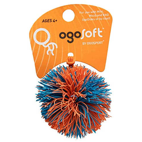 OgoSoft Rubber Band Stringy Pom Monkey Ball - Replacement Ball for OgoDisk Games & More - Stress Relief, Sensory & Fidget Toy - for Indoor & Outdoor Play - Assorted Colors #1