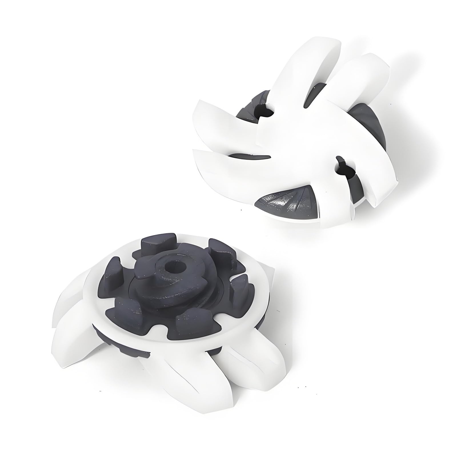 20 Pcs Golf Shoes Spikes Replacement With Wrench - Compatible With FootJoy, Nike, Callaway, Puma, ASICS, SQAIRZ, Payntr, Under Armour, Adidas, Fast Twist 3.0(White)