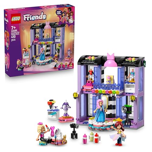 LEGO Friends Le Défilé de Mode de Heartlake City - Jeu de Vêtements - 3 Mini-Poupées, Podium, Tenues Personnalisables Dont Jupe, Manteau, Chapeaux,...