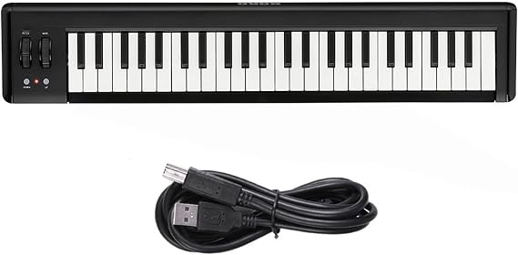 Keyboard Piano 49-Key MIDI Controller Compact USB MIDI Keyboard Controller USB
