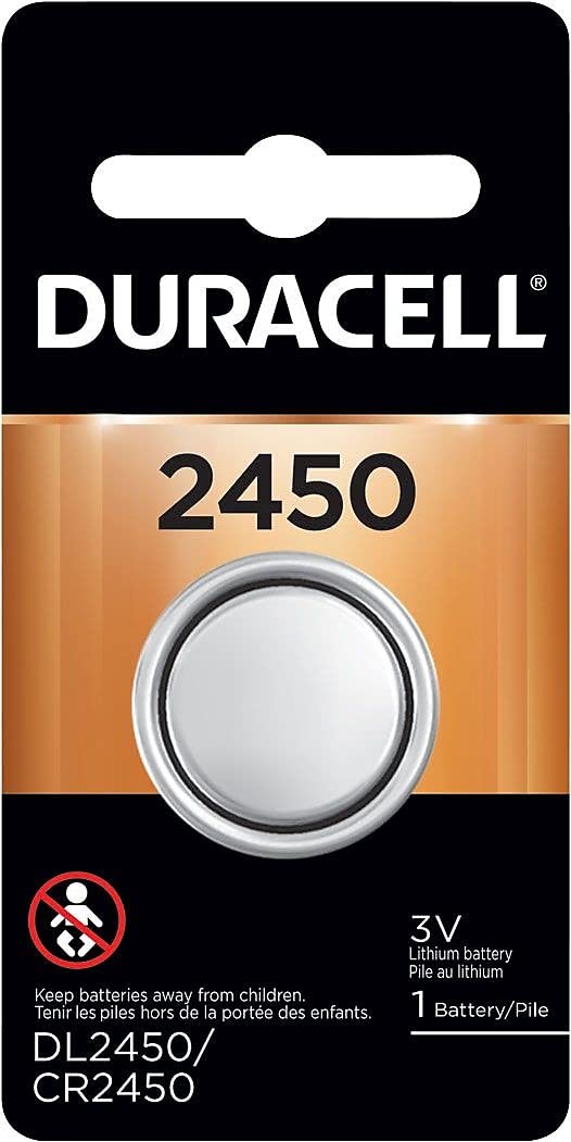 DURACELL DL2450BPK 2450 Lithium Coin Cell Battery