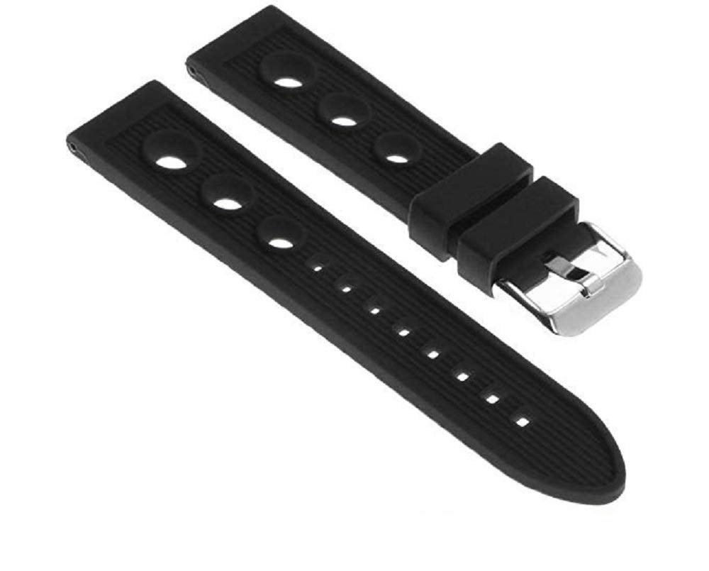 EwatchAccessories 20mm Silicone Rubber Watch Band Strap for Men and Women (B08CD2GWTR) Amazon Price History, Amazon Price Tracker