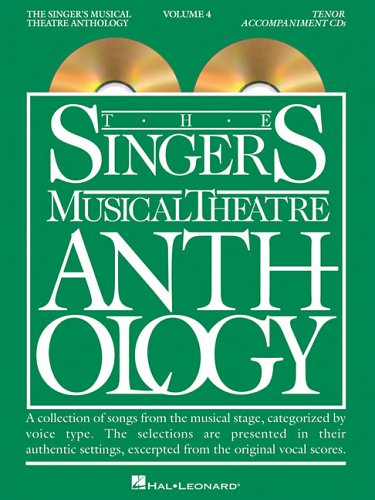 Singer's Musical Theatre Anthology Tenor Volume 4 Accomp CDs (2 CD Set) Smta