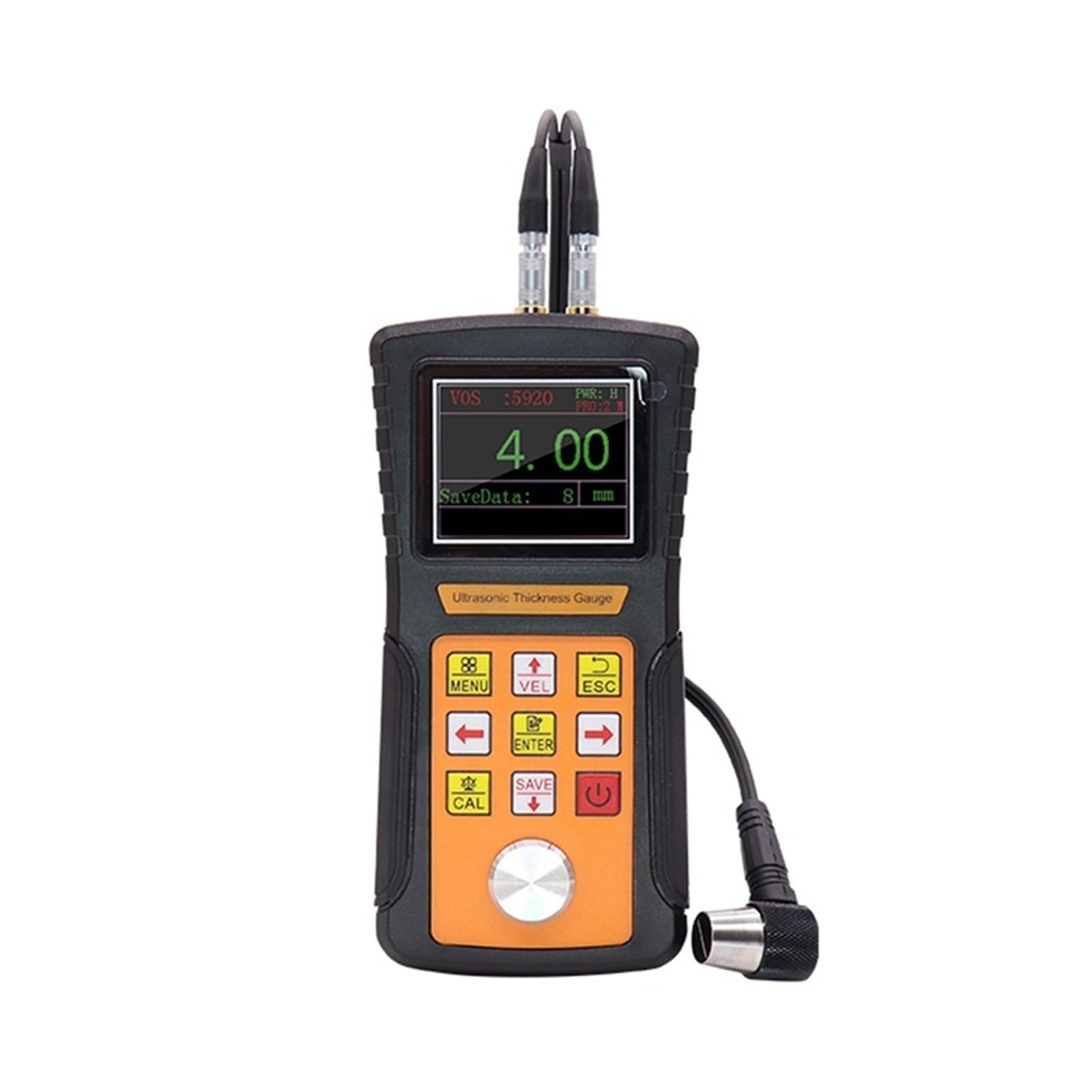 CVFRDD 0.01mm Metal Ultrasonic Thickness Gauge 0.75~600mm Sheets Pipes Pressure Vessels Color Display Digital Coating Thickness Meter