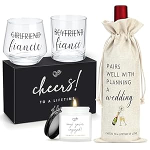 Engagement Gifts for Couples Women Newly Engaged Gift for Her Fiance Gifts for Women Unique Engagement Decorations Just Engaged Present Ideas for Her Him Bride Future Mr and Mrs Men Best Friend