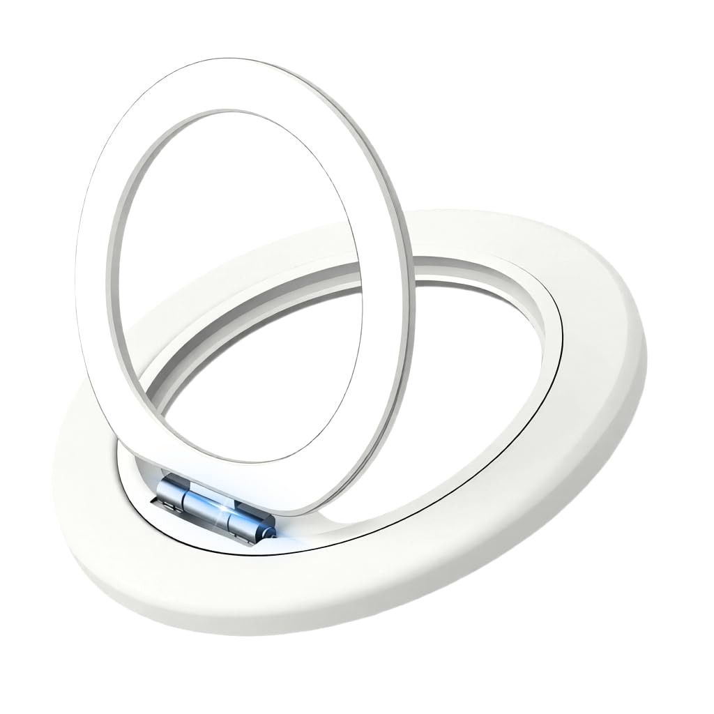 ZORBES® Magnetic Phone Ring Grip 360 ° Swivel Phone Grip Ultra Slim Folding Metal Phone Ring Phone Desk Stand Phone Support-image-48