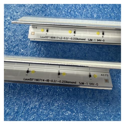 Tira de LED iluminación trasera compatible con UE55K5179SS repuesto para televisión 2
