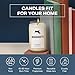 Homesick Scented Candles for Home (Massachusetts) - 13.75 oz Long-Lasting Soy Wax Jar Candle for Women & Men for All Occasions, 60-80 Hours Burn Time - Notes of Coffee & Apple Cider