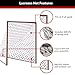 Velocity Lacrosse Net – 6mm (2-Pack) Replacement Goal Net, Heavy Duty for High School, College, Professional, Fits All 6′×6′x7′ Goals, 1000D High-Strength Poly, Weatherproof & UV-Resistant – Black