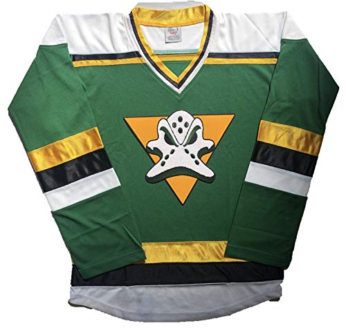 Ducks Jerseys - Pro Quality Jerseys; We are Ready to Customize with Names and Numbers (Green, Adult Small)