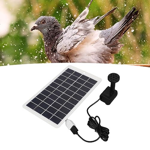 Bomba de fuente solar con panel de 4W altamente eficiente y manguera para jardín 4