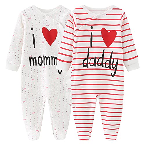 Grenouillère en coton TONE anti-irritation pour la peau de bébé