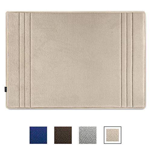 Ellendi Memory Foam Small Bath Mat for Bathroom Rugs, 24" X 17"
