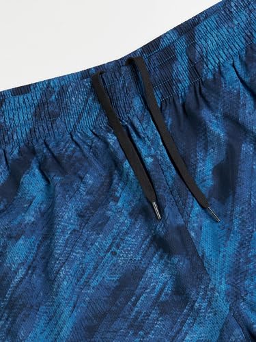 Image of TECHNOSPORT Men's Regular Fit All Over Print Stretchable Shorts with Quick Dry, Anti Odour for Gym, Sports and Regular Use
