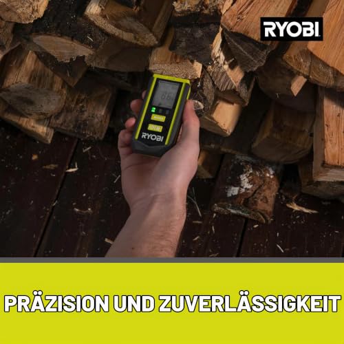 RYOBI Feuchtigkeitsmessgerät RBPINMM1, Messtiefe 30 mm, Genauigkeit von,oder- 2°,zur Prüfung des Feuchtigkeitsgrades bestimmter Oberflächen… – Ansicht 6