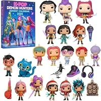 Demon Advent Calendar 2025, 24 Day Christmas Countdown Calendar, 2D H-Hunters Xmas Ornaments, K-POP Decorations for Adult Kids Boys Girls Fans (1 pc)