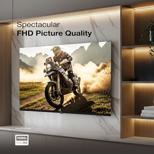 Image of SANSUI 109cm (43inch) Full HD Smart Google 5.0(Android 14) with Dolby Audio, BOE Panel, Filmmaker Mode, HDR10, Google Assistant,A+ Grade Panel, LED TV (JSW43FHG5)