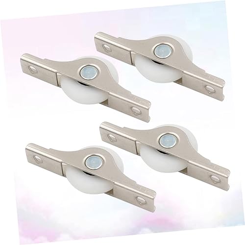 Miniatura 5 de DOITOOL 16 unidades de ruedas de granero para puerta de patio, rodillos de transferencia de rodillos de puerta de gabinete, rodamientos de bolas de